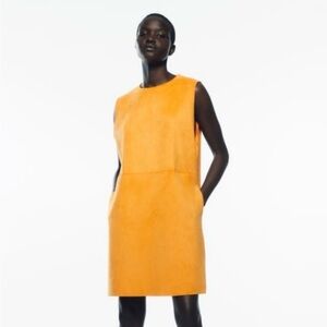 Zara Vibrant Orange Mini Dress